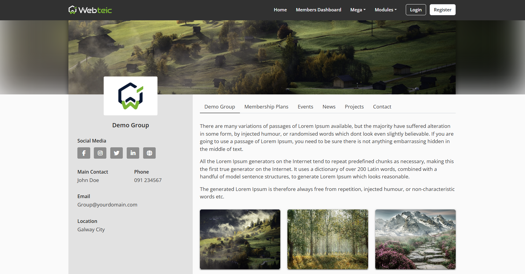 Webteic Group profile